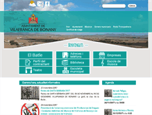 Tablet Screenshot of ajvilafrancadebonany.net